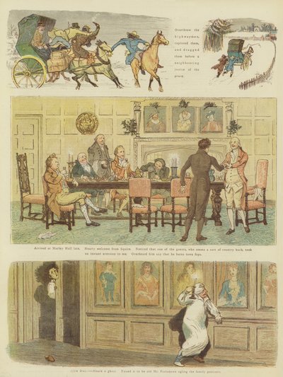 カーライオン氏のクリスマス（クロモリト） 作： Randolph Caldecott